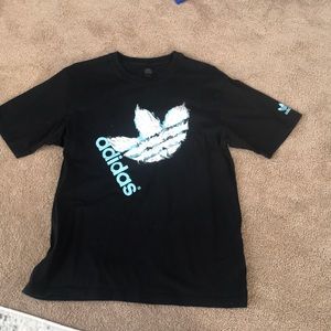 Adidas trefoil large t shirt